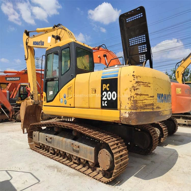 Used Japan Construction Machine PC200-7 Crawler Excavator Heavy Duty Equipment