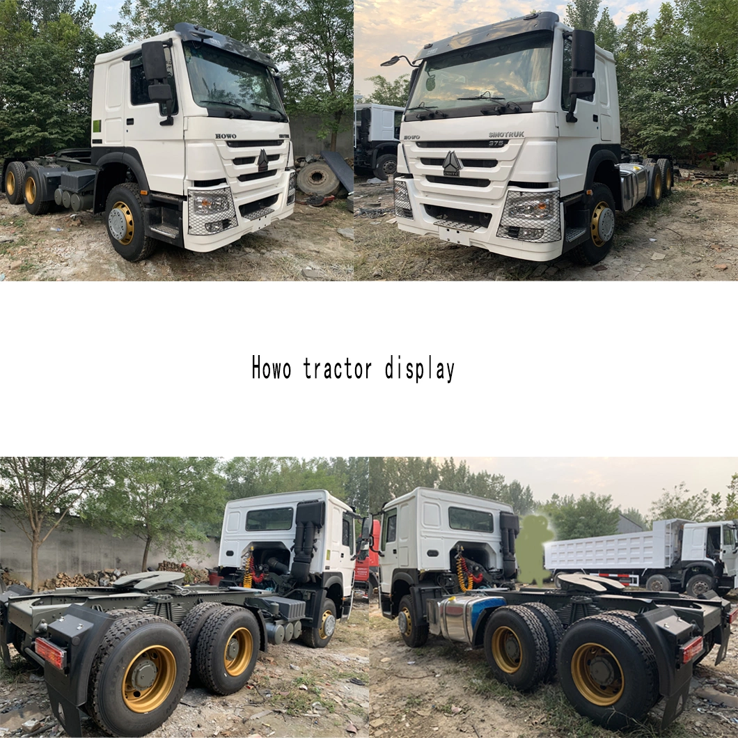 Second Hand 6X4 Sinotruk HOWO 375HP 420HP Rhd Used Tactor Truck for Sale in Tanzania