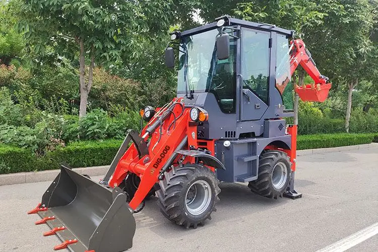 China Brand Mini Cheap 2 Ton 2.5 Ton 3 Ton Excavator Productwheel Backhoe Loader