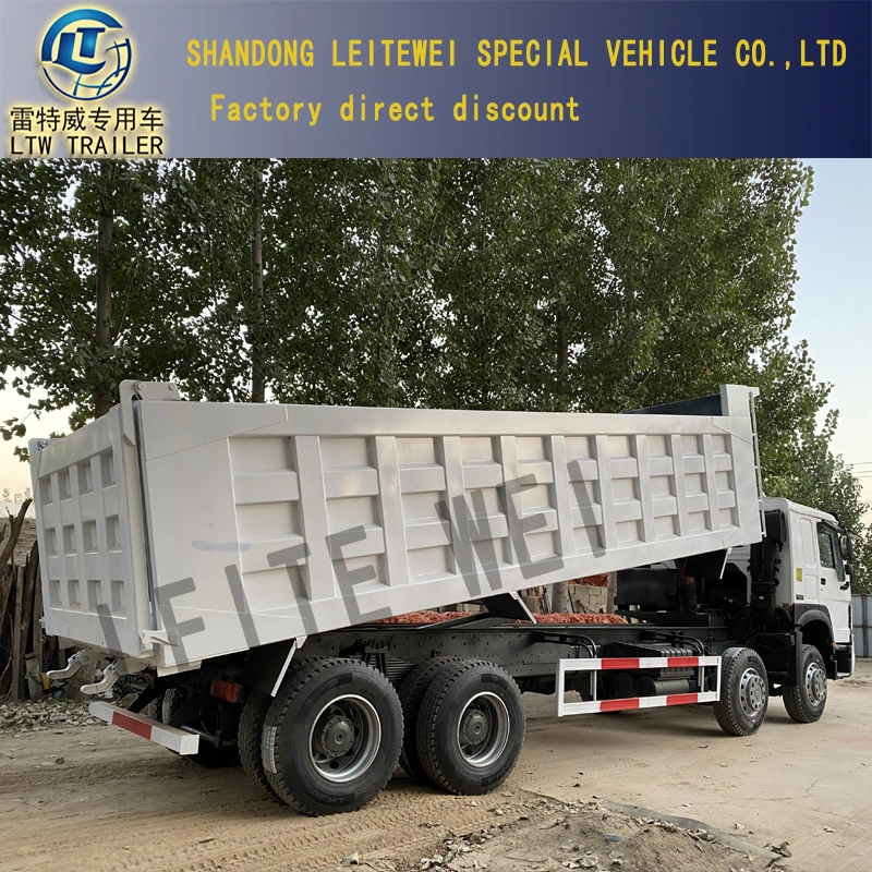 Sinotruk HOWO 371HP 6X4 Euro 2 Euro3 375HP 8X4 12wheel Rhd LHD 40ton 60ton Used Tipper Dump Truck