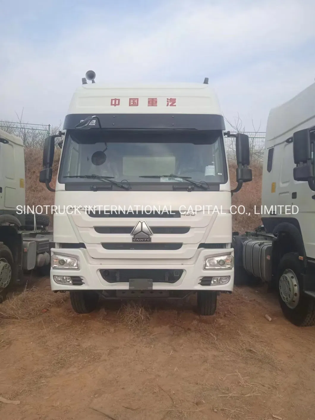 2023 Hot Sale Heavy Duty Truck Sinotruck HOWO 6*4 Hw79 10wheels Truck Head / Trailer Head White Diesel Tractor Engine Tactor Truck