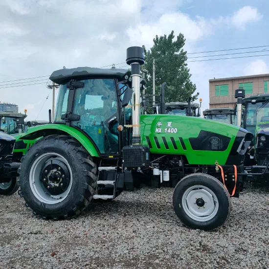 Venta caliente del arranque eléctrico de los tractores agrícolas del sistema hidráulico de 120HP 4X4