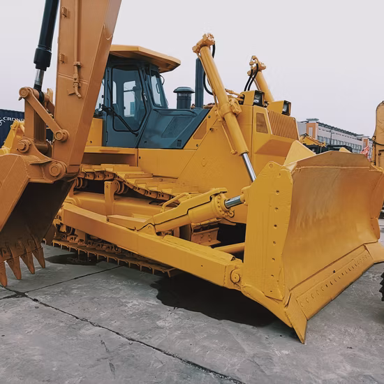 Muy buenas condiciones de trabajo Bulldozer Komatsu D155ax de 40 toneladas, tractor de orugas Komatsu D155 D155ax usado en promoción