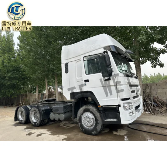 Camión Tactor usado 6X4 Sinotruk HOWO 375HP 420HP Rhd de segunda mano a la venta en Tanzania