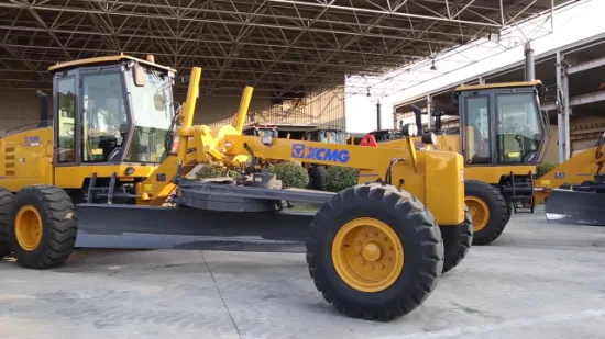 Pequeña motoniveladora resistente de 100kw, mininiveladora de carretera de 135HP